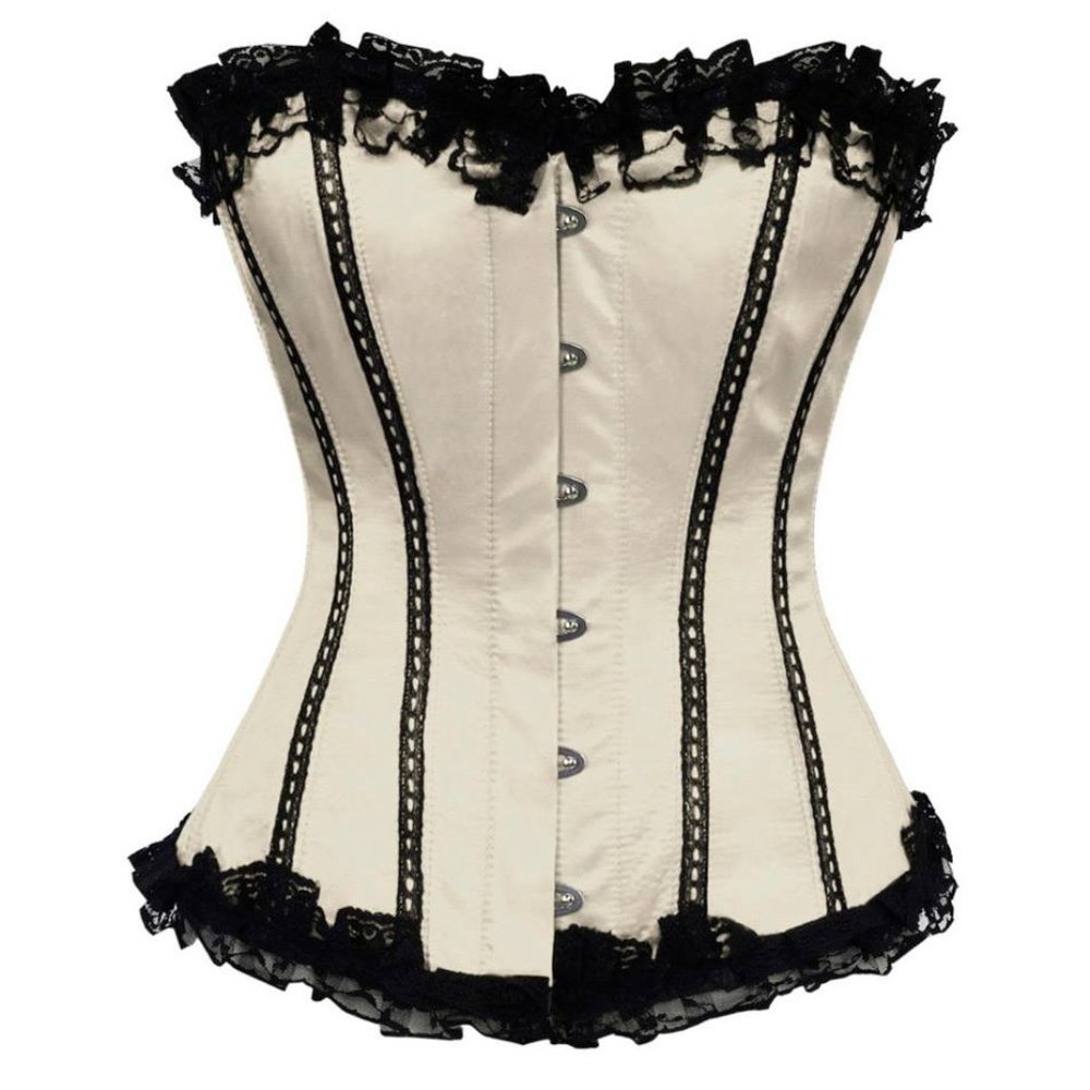 Gemma Satin Burlesque Corset